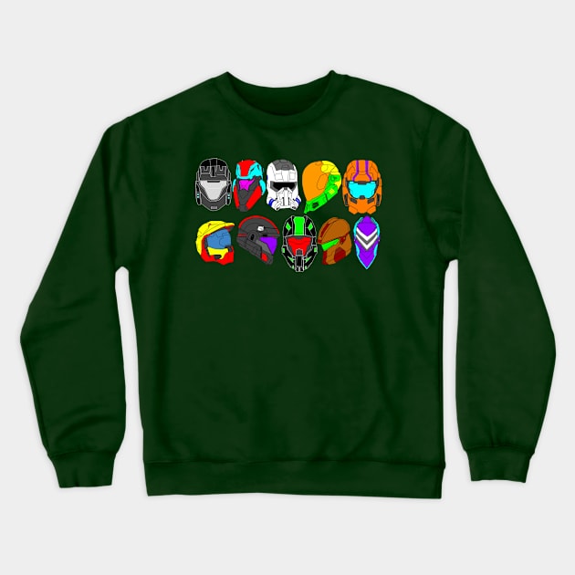 Halo Multiplayer Customized Crewneck Sweatshirt by Schwifty324